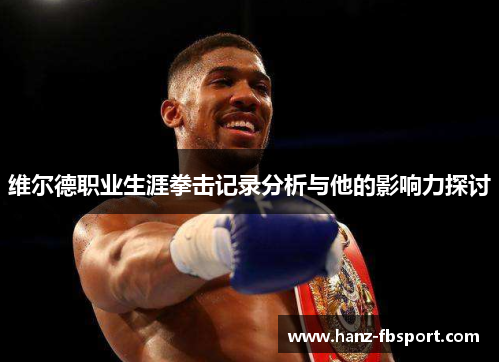 维尔德职业生涯拳击记录分析与他的影响力探讨